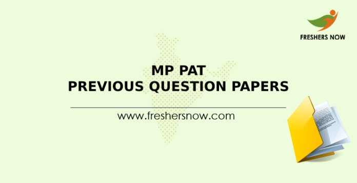 MP PAT Previous Question Papers