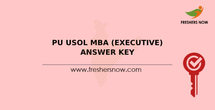 PU USOL MBA (Executive) Answer Key