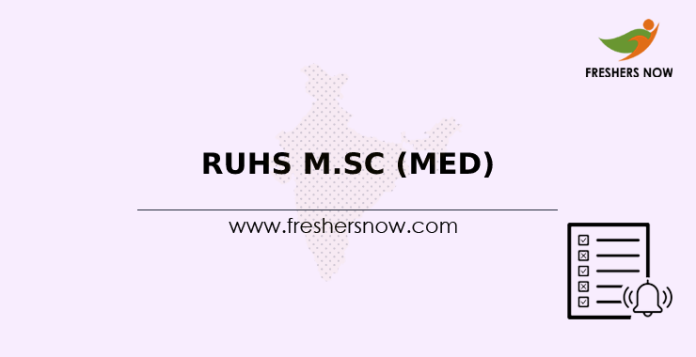 RUHS M.Sc (Med)