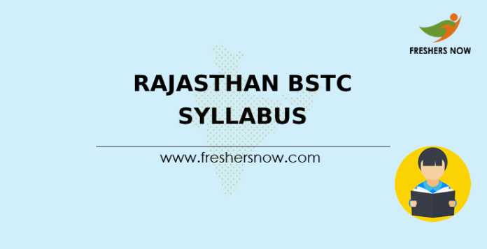 Rajasthan BSTC Syllabus