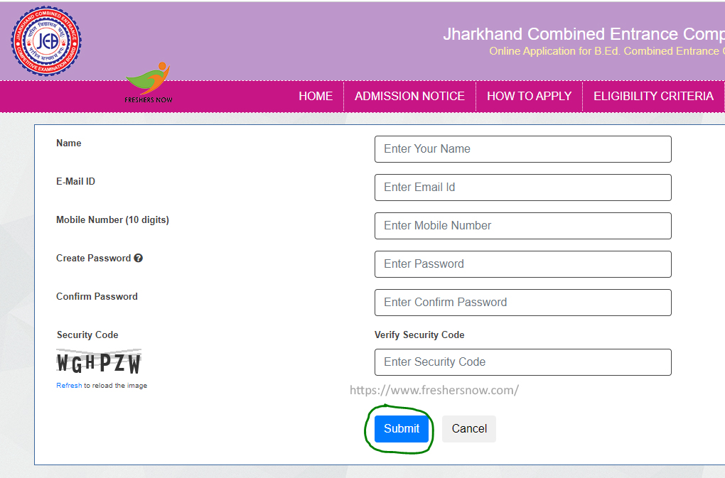 How To Fill Jharkhand B.Ed Online Application Form 2023?