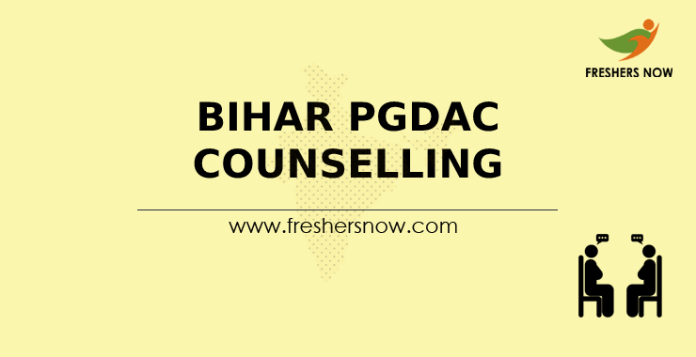 Bihar PGDAC Counselling