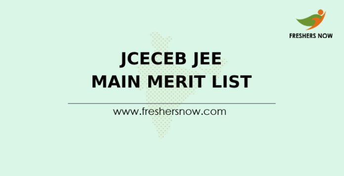 JCECEB JEE Main Merit List