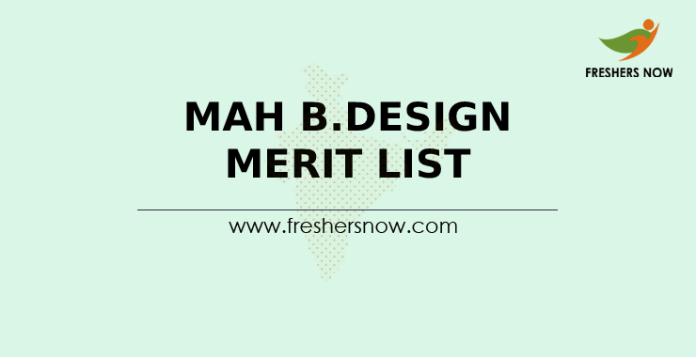 MAH B.Design Merit List