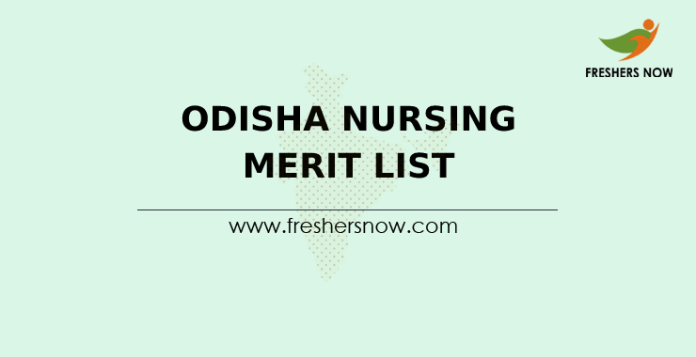 Odisha Nursing Merit List