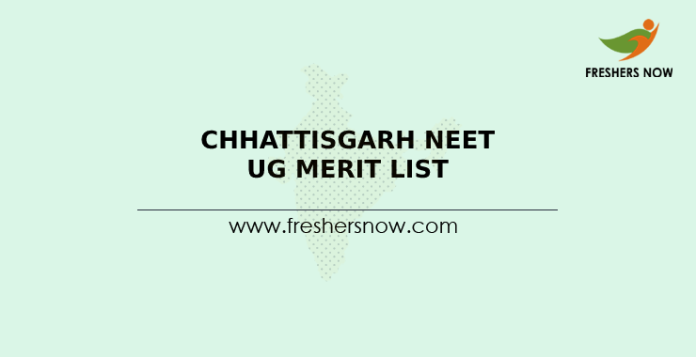 Chhattisgarh NEET UG Merit List