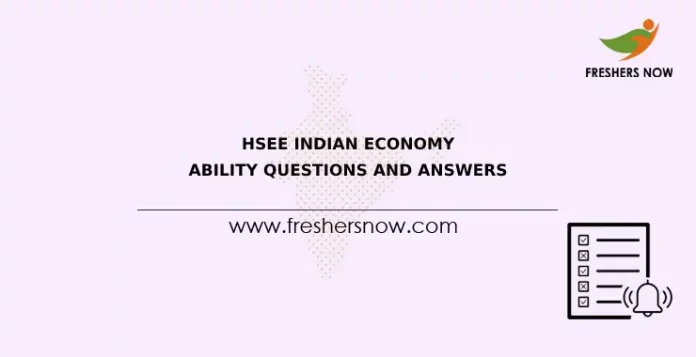 HSEE Indian Economy Questions and Answers