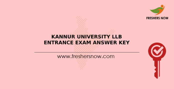 Kannur University LLB Entrance Exam Answer Key