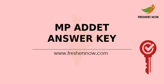 MP ADDET Answer Key