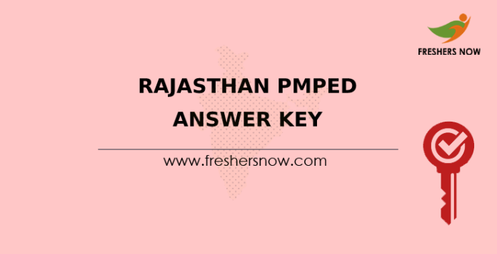 Rajasthan PMPED Answer Key