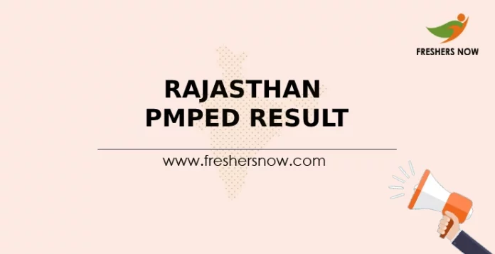 Rajasthan PMPED Result