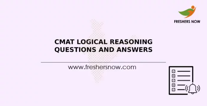 CMAT Logical Reasoning Questions and Answers