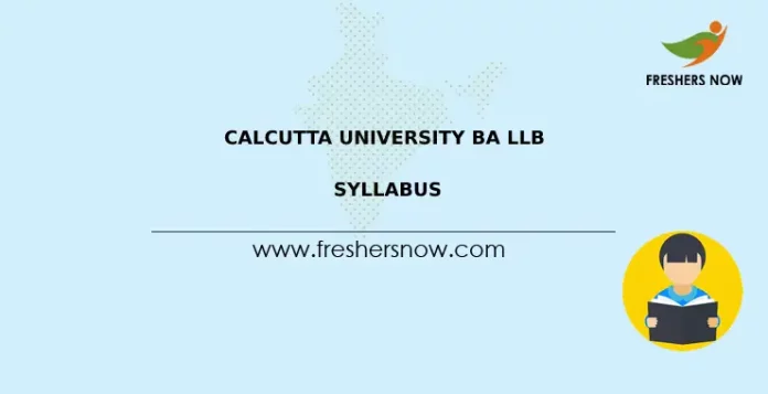 Calcutta University BA LLB Syllabus