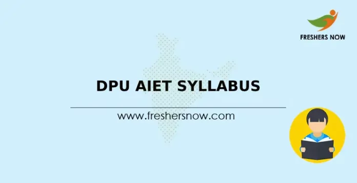 DPU AIET Syllabus