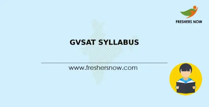 GVSAT Syllabus