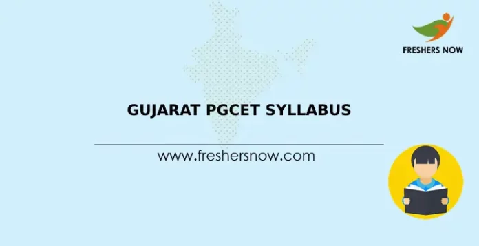 Gujarat PGCET Syllabus