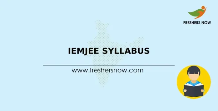 IEMJEE Syllabus