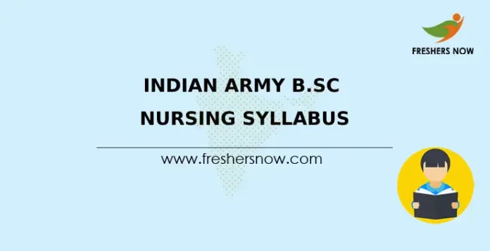 Indian Army B.Sc Nursing Syllabus