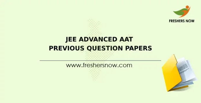 JEE Advanced AAT Previous Question Papers