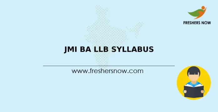 JMI BA LLB Syllabus