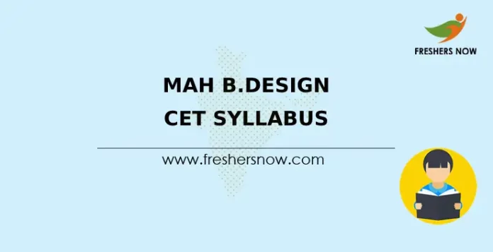 MAH B.Design CET Syllabus