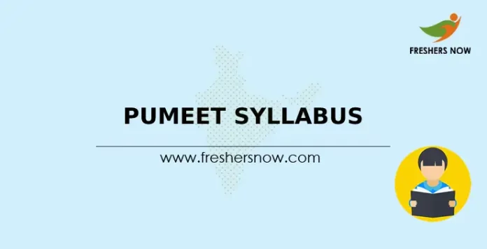 PUMEET Syllabus