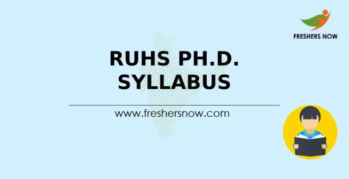 RUHS Ph.D. Syllabus