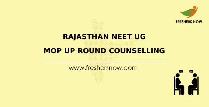 Rajasthan NEET UG Mop Up Round Counselling