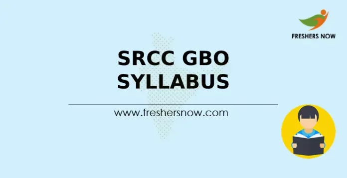 SRCC GBO Syllabus