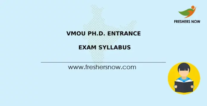 VMOU Ph.D. Entrance Exam Syllabus