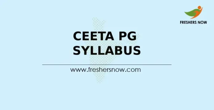 CEETA PG Syllabus