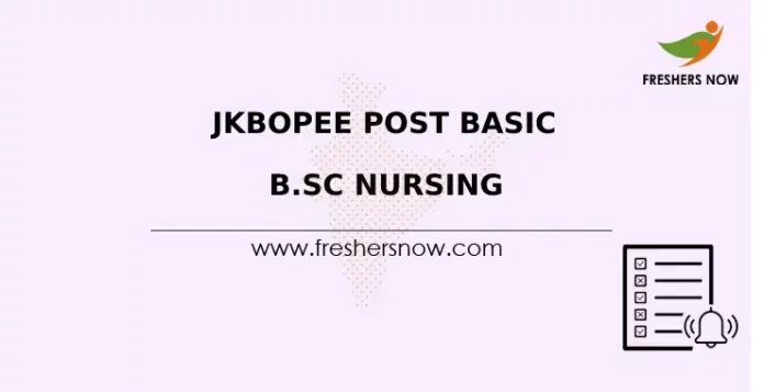 JKBOPEE Post Basic B.Sc Nursing