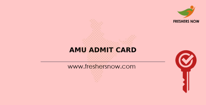 AMU Admit Card