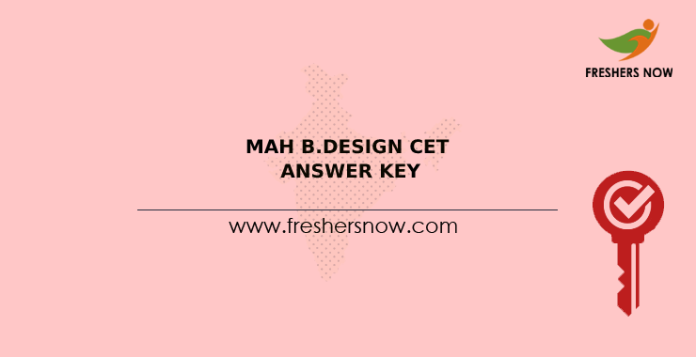 MAH B.Design CET Answer Key