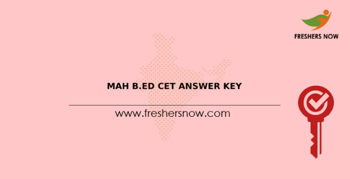 MAH B.Ed CET Answer Key