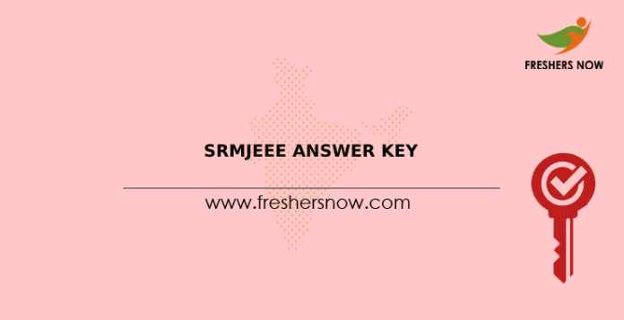 SRMJEEE Answer Key