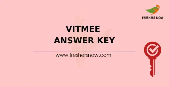 VITMEE Answer Key