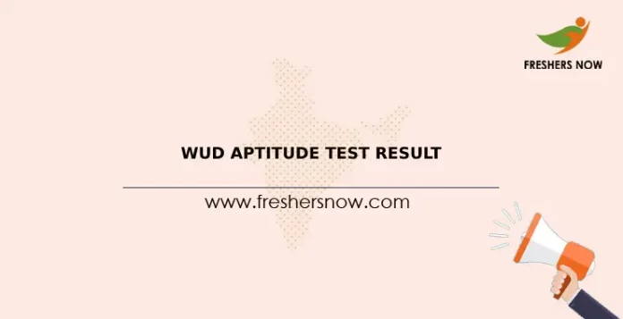 WUD Aptitude Test Result