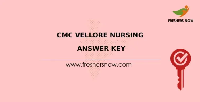 CMC Vellore Nursing Answer Key