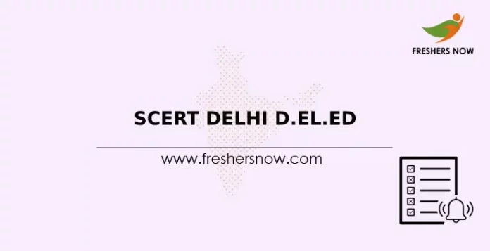 SCERT Delhi D.El.Ed