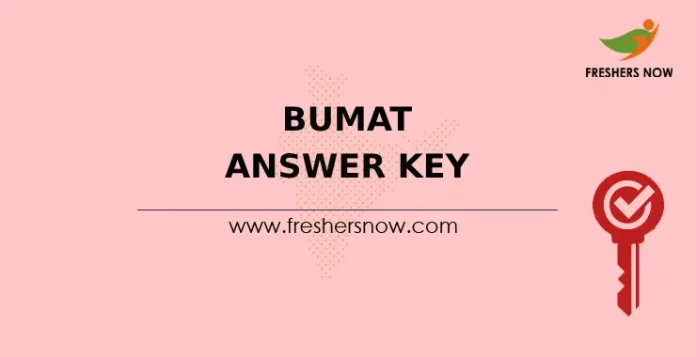 BUMAT Answer Key