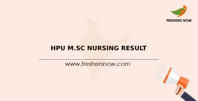 HPU M.Sc Nursing Result