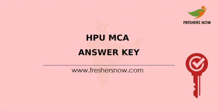 HPU MCA Answer Key