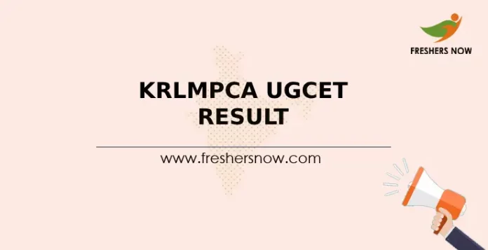 KRLMPCA UGCET Result