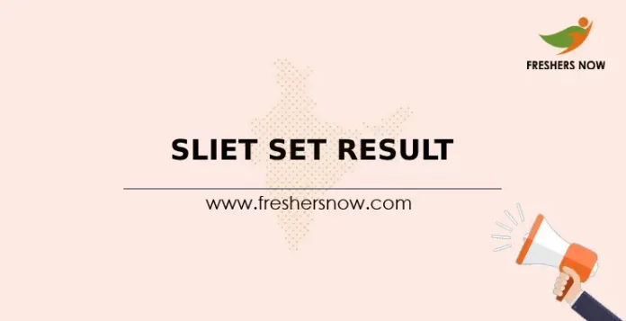 SLIET SET Result