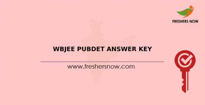 WBJEE PUBDET Answer Key