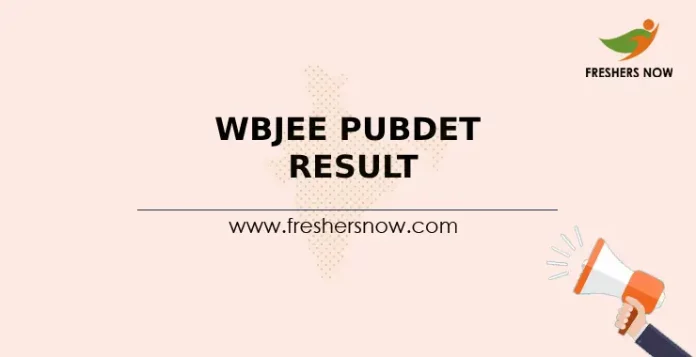 WBJEE PUBDET Result