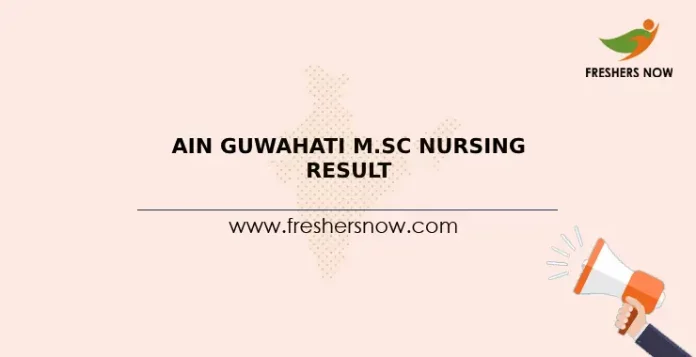 AIN Guwahati M.Sc Nursing Result