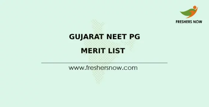 Gujarat NEET PG Merit List