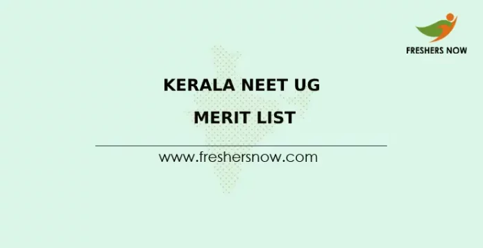 Kerala NEET UG Merit List